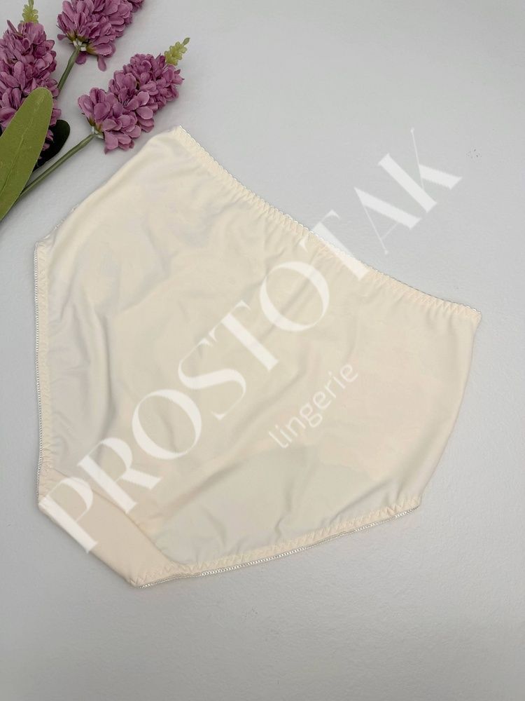 Высокие слипы с утяжкой и кружевными вставками 8186, XXL (ОБ 108-120), Бежевый Nadizi фото