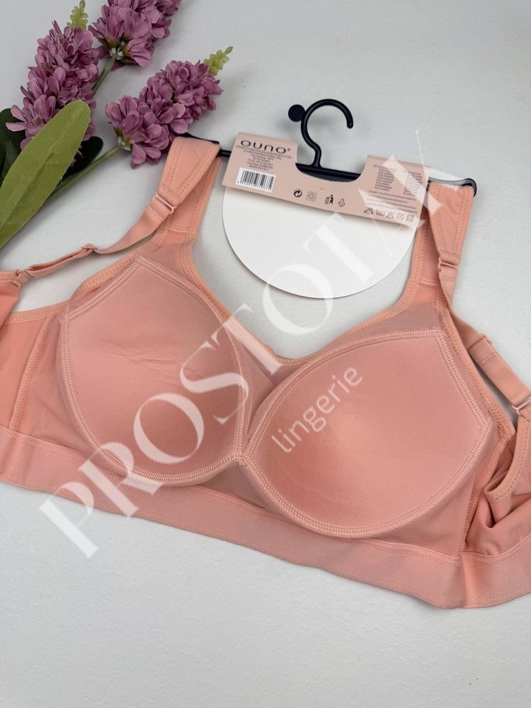 Спортивный топ с застёжкой на крючках 5967, 3XL (BC 95-100), Персиковый Ouno фото