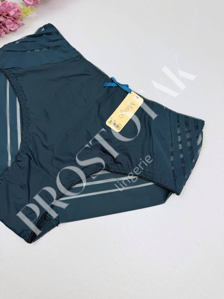 Слипы с имитацией стрингов из микромасла 680106, XL (ОБ 95-105), Изумрудный Miego фото