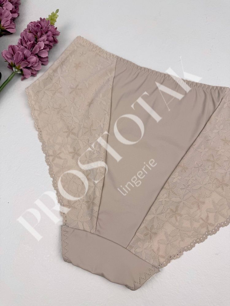 Слипы с мягким кружевом 8210, 3XL (ОБ 115-125), Кофейный Nadizi фото