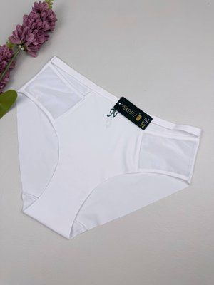 Білі безшовні сліпи із сіточкою попереду 7232, XL (ОС 100-110) Nadizi фото