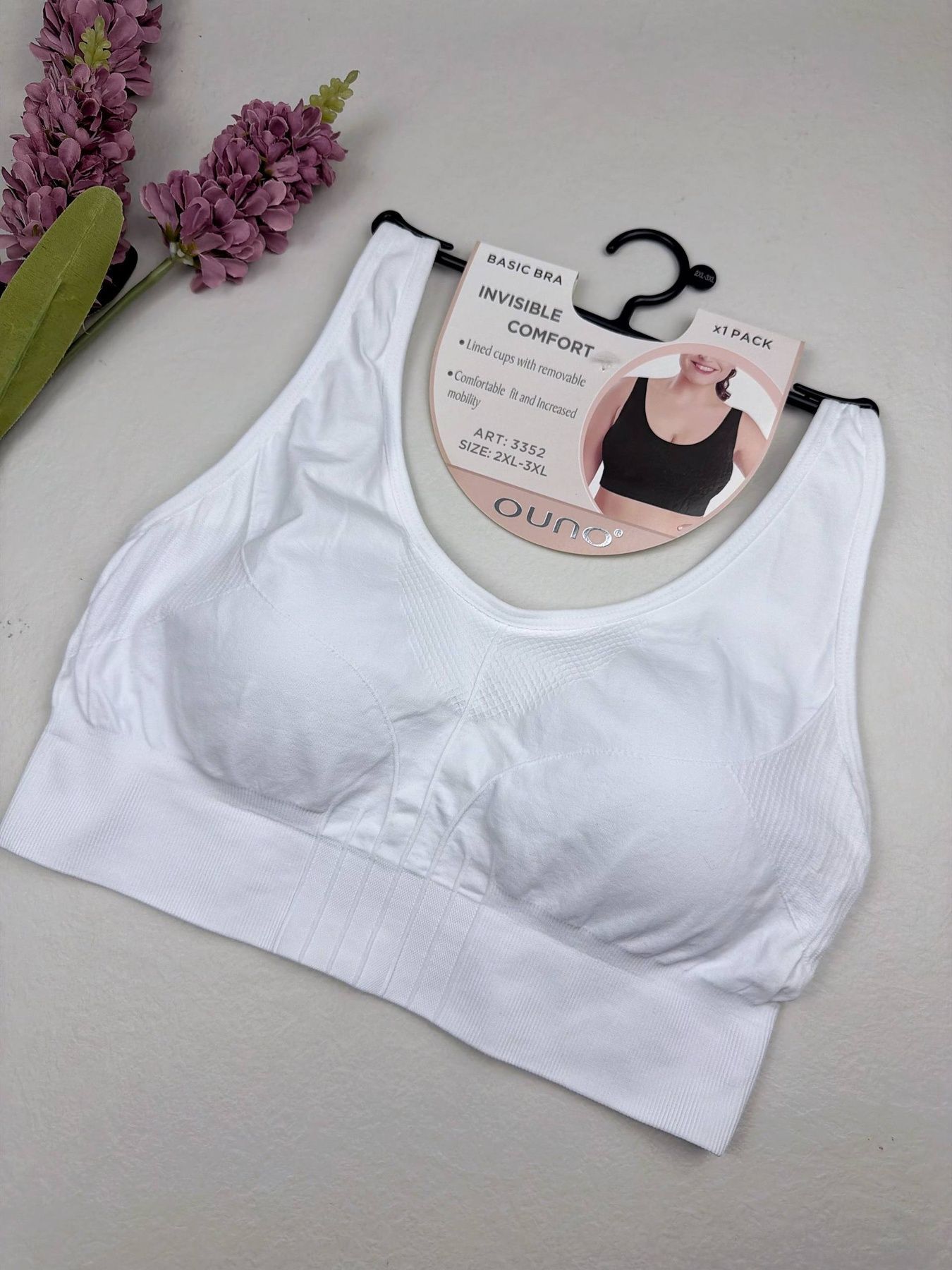 Топ Ouno зі шлейками що регулюються, 3XL, Білий Ouno фото