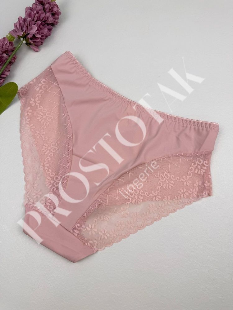 Сліпи з ажурним мереживом 7275, XL (ОС 98-110), Пудра Nadizi фото