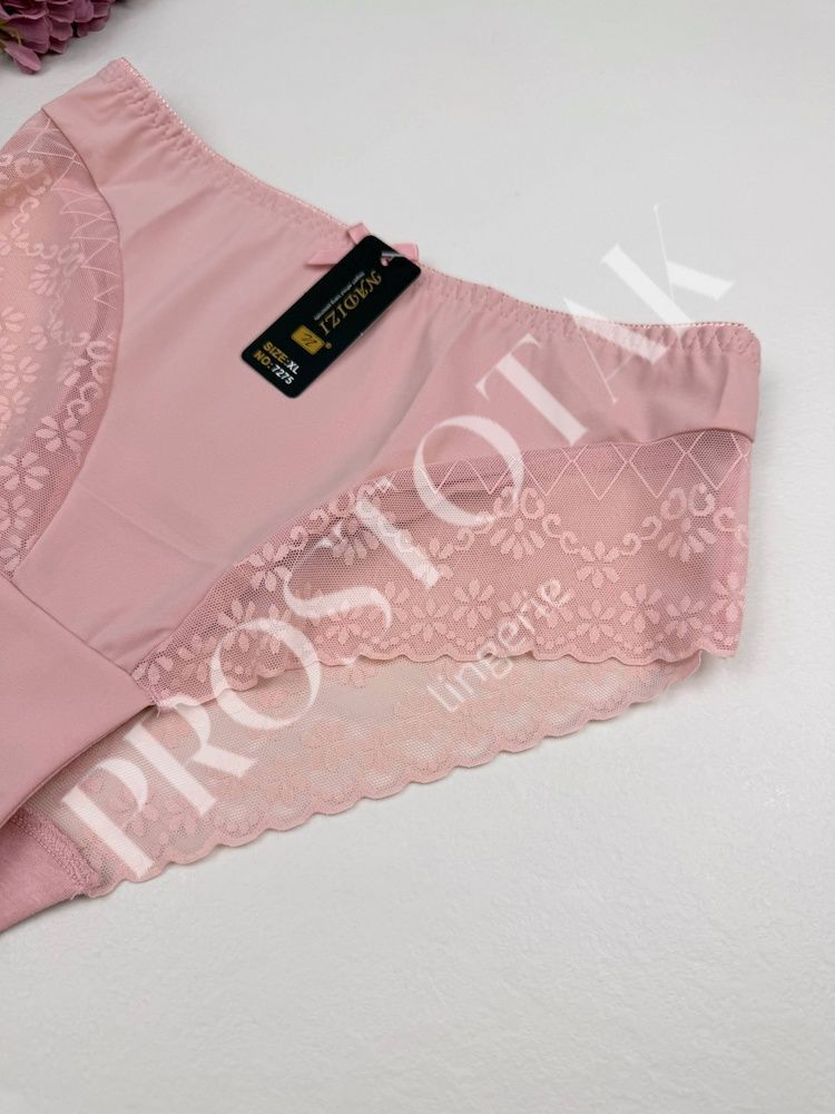 Сліпи з ажурним мереживом 7275, XL (ОС 98-110), Пудра Nadizi фото