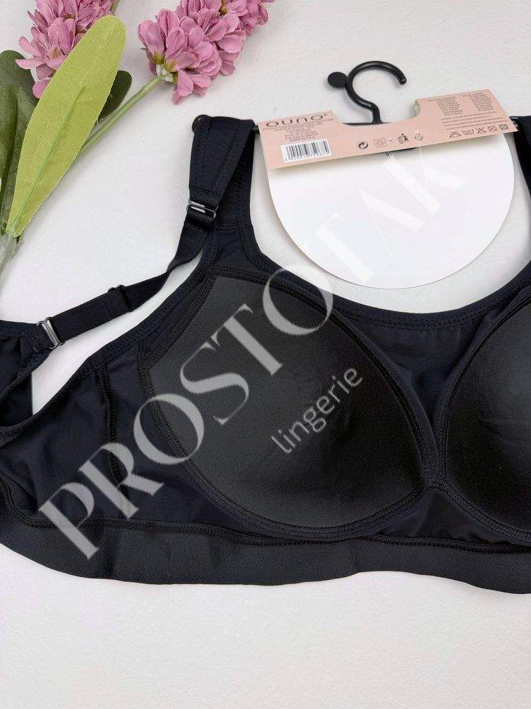 Спортивный топ с застёжкой на крючках 5967, XL (BC 75-80), Чорний Ouno фото