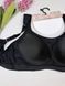 Спортивный топ с застёжкой на крючках 5967, 3XL (BC 95-100), Чорний Ouno фото 5