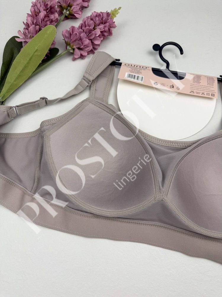 Спортивний топ із застібкою на гачках 5967, XL (ВС 75-80), Кавовий Ouno фото