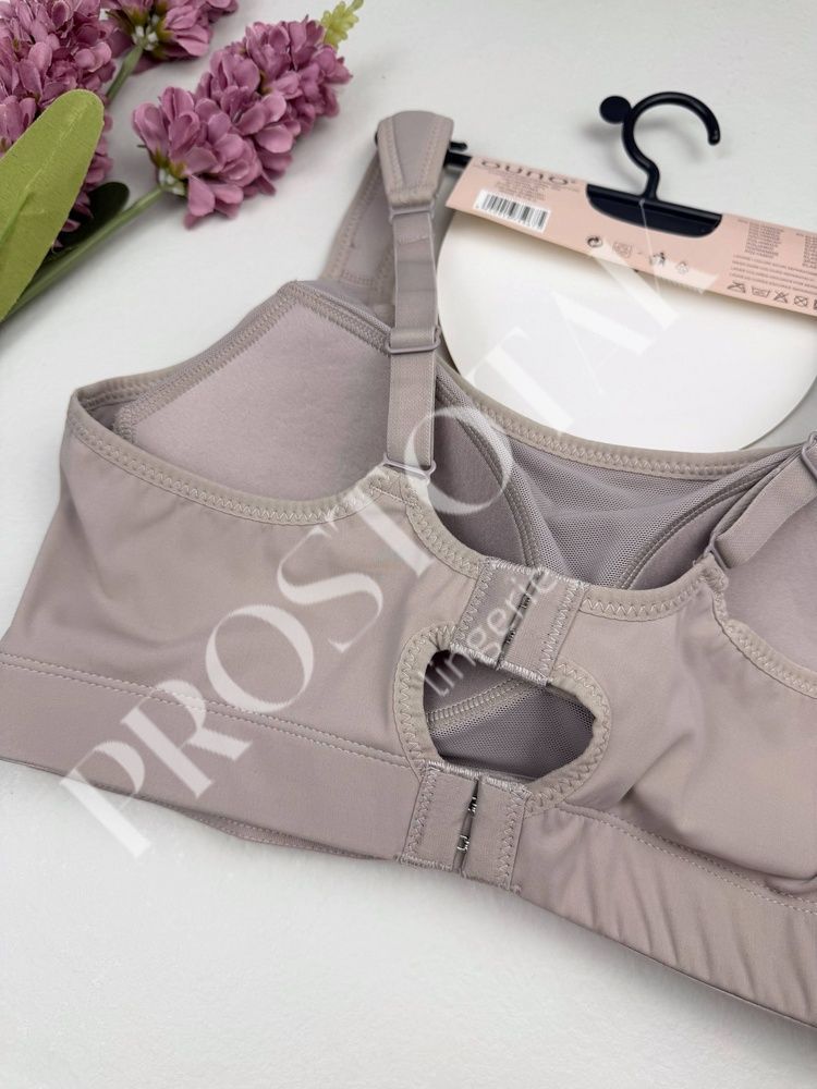 Спортивний топ із застібкою на гачках 5967, XL (ВС 75-80), Кавовий Ouno фото