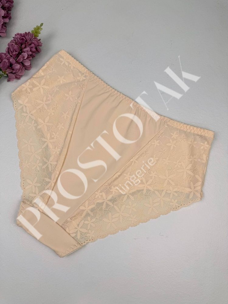 Сліпи з мʼяким мереживом 8210, XXL (ОС 105-115), Бежевий Nadizi фото