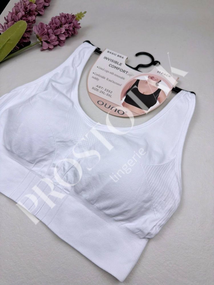 Топ Ouno зі шлейками що регулюються, 5XL, Білий Ouno фото
