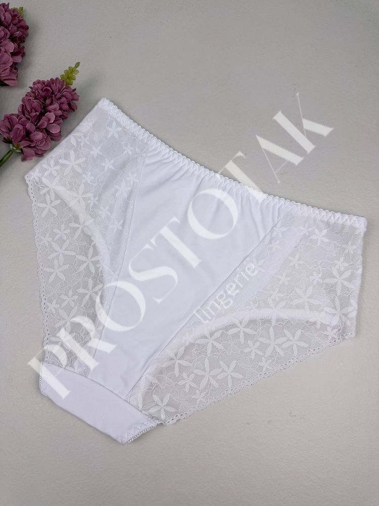 Сліпи з мʼяким мереживом 8210, XXL (ОС 105-115), Білий Nadizi фото