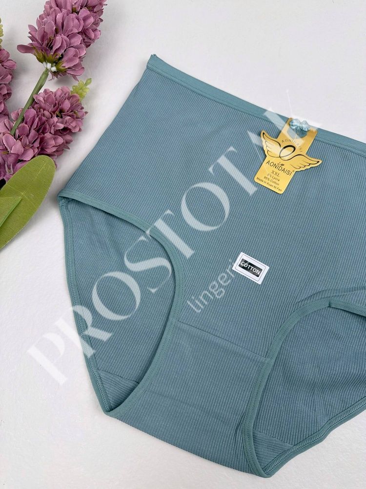 Бавовняні сліпи в рубчик 5203, XXL (ОС 108-120), М'ятний Aonidaisi фото
