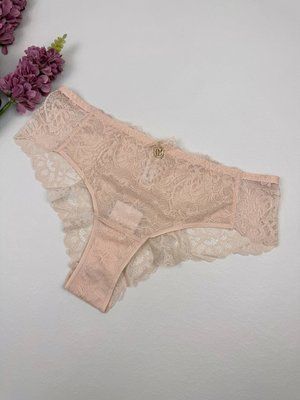 Бежевые полупрозрачные кружевные слипы P5103, M (ОБ 90-98) Lanny Mode фото