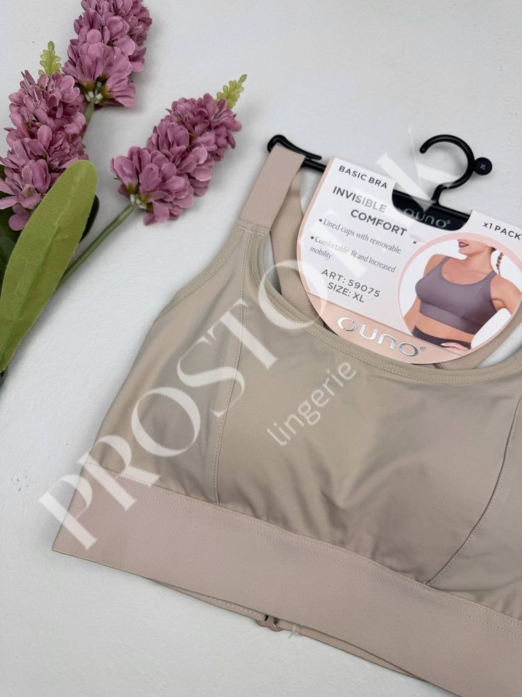 Спортивний топ з регульованим поясом 59075, 3XL (BC 95-100), Бежевий Ouno фото