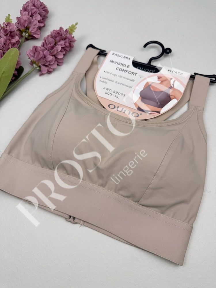 Спортивний топ з регульованим поясом 59075, 3XL (BC 95-100), Бежевий Ouno фото