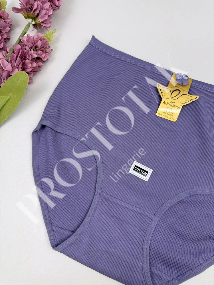 Бавовняні сліпи в рубчик 5203, 4XL (ОС 130-140), Бузковий Aonidaisi фото