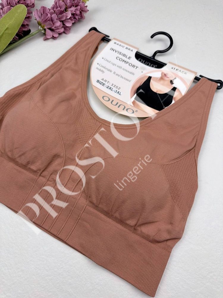 Топ Ouno зі шлейками що регулюються, 5XL, Рожевий Ouno фото