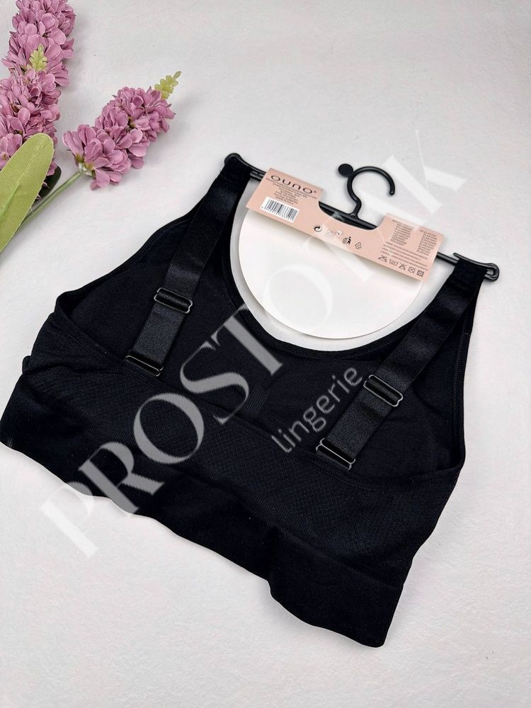 Топ Ouno зі шлейками що регулюються, 5XL, Чорний Ouno фото